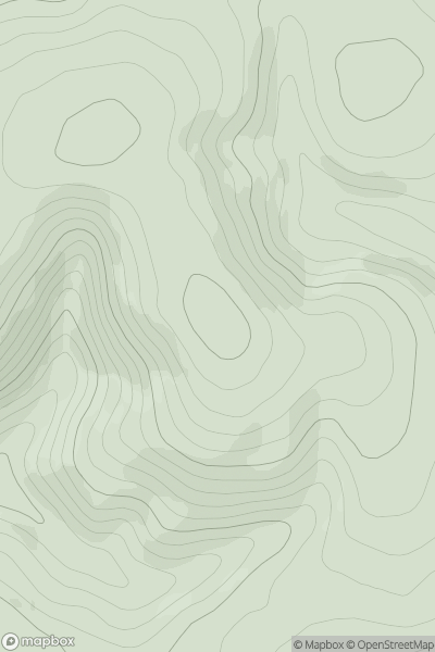 Thumbnail image for Crib Law [Firth of Forth to the River Tweed] showing contour plot for surrounding peak
